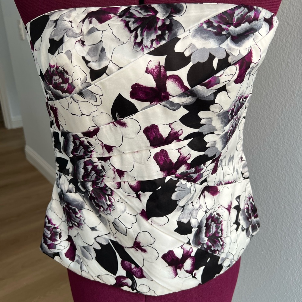 WHBM NWT Satin Bustier size 8